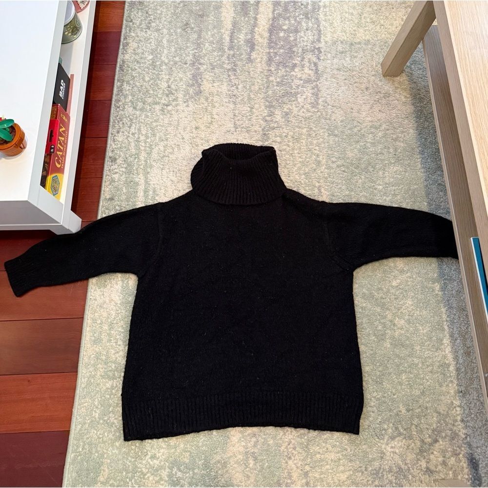 Zara Black Turtleneck Sweater